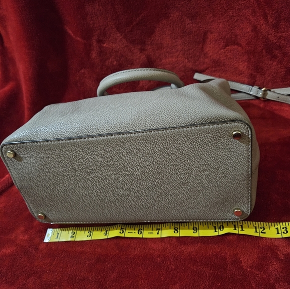 Kate Spade Gray Pebble Leather Larchmont Avenue Evangelie Satchel - Picture 9 of 14